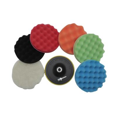 Polijstschijvenset 7-delig 150 mm. Polijstschijvenset 7-delig 150 mm.