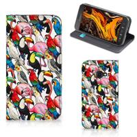 Samsung Galaxy Xcover 4s | Hoesje maken | Birds - thumbnail