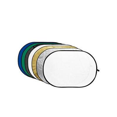 Godox reflectieschermen 7-in-1 Gold, Silver, Black, White, Translucent, Blue, Green - 120x180cm