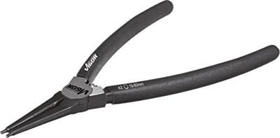 Vigor V1717 Precisie-borgveertang Geschikt voor borgringen Buitenringen 19-60 mm Puntvorm Recht