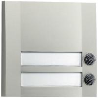 Grothe 51213 Belknop Met naambord Zilver, Zwart (mat), Zwart (RAL 9005) - thumbnail