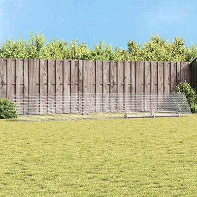 Kippenhok Zilver 650 x 100 x 85 cm Gegalvaniseerd staal