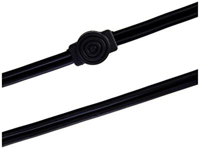 Monacor 0060360 Audio Adapterkabel [2x Cinch-stekker - 1x Jackplug male 6,3 mm (mono)] 3 m Zwart