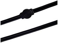 Monacor 0060360 Audio Adapterkabel [2x Cinch-stekker - 1x Jackplug male 6,3 mm (mono)] 3 m Zwart - thumbnail