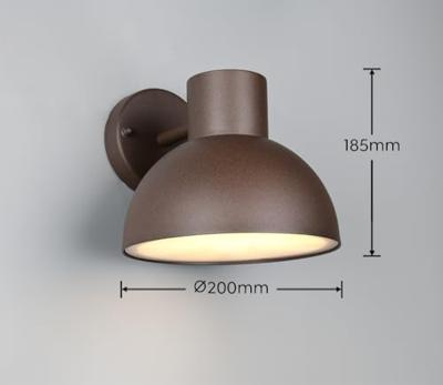 Trio Design wandlampjeElbe bruin - 262360124