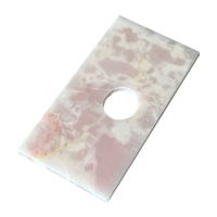 Micro Fonteinblad BWS Onyx 39x22 Cm Roze - thumbnail