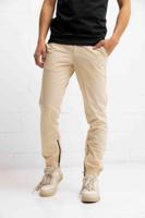 AB Lifestyle Casual Rib Broek Heren Beige - Maat M - Kleur: Beige | Soccerfanshop - thumbnail