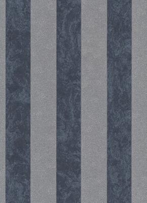 Dutch Wallcoverings Behang Carat Deluxe Streep Antraciet/Zilver 10077-37