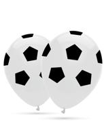 Voetbal Ballonnen (12st) - thumbnail