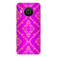 Siliconen Hoesje Nokia X10 | X20 Barok Roze - thumbnail