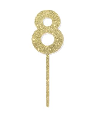 HEMA Taartdecoratie herbruikbaar cijfer 8