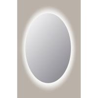 Spiegel Ovaal Sanicare Q-Mirrors 70x100 cm PP Geslepen LED Cold White Zonder Sensor - thumbnail
