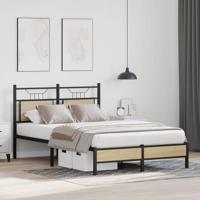Bedframe zonder matras hout sonoma eikenkleurig 120x200 cm - thumbnail