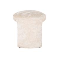 Richmond Hocker 'Fargo' Chenille, kleur Wit - thumbnail