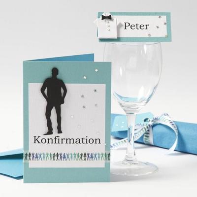 Creativ Company Naamkaarten off-white, 20st. - thumbnail