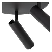 Lucide GRADO - Plafondspot - Ø 25 cm - 3xGU10 (MR11) - Zwart - thumbnail