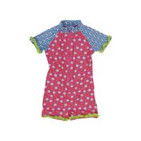 Playshoes zwempak Bloemen Roze-98-104 - thumbnail