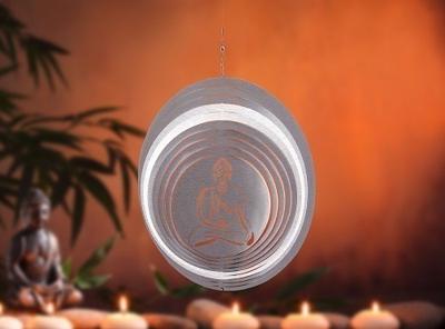 Wind spinner Boeddha