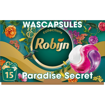 Robijn Robijn 3-in-1 Wascapsules Paradise Secret 15 stuks