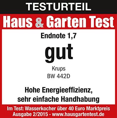 Krups BW442D - Waterkoker - 1,7L -RVS