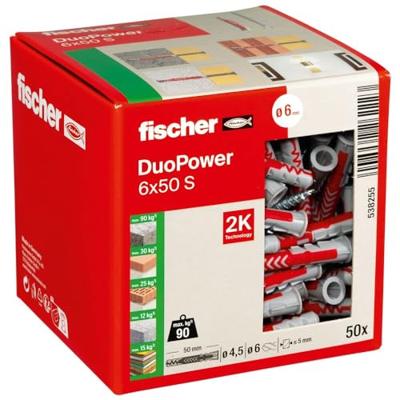 Fischer DUOPOWER 6X50 S 50 St - 538255 - thumbnail