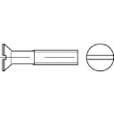TOOLCRAFT 134222 Verzonken schroeven M10 30 mm Sleuf DIN 963 Staal Galvanisch verzinkt 100 stuk(s)