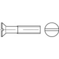 TOOLCRAFT 134222 Verzonken schroeven M10 30 mm Sleuf DIN 963 Staal Galvanisch verzinkt 100 stuk(s) - thumbnail