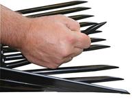 MM Eurotool Vijgenvork mm kunststof abs met zijversterking los - thumbnail