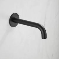 Baduitloop AquaSplash Plus 20 cm Mat Zwart Aquasplash - thumbnail