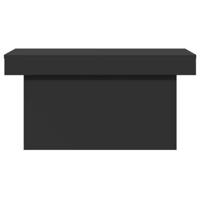 Salontafel 80x55x40 cm bewerkt hout zwart