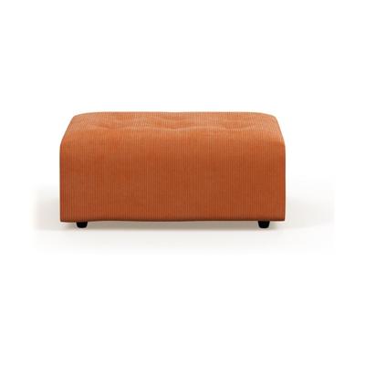 HKliving Vint hocker Corduroy Rib Dusty Orange HKliving Vint hocker Corduroy Rib Dusty Orange