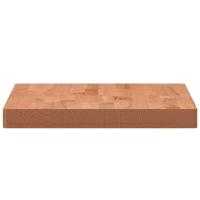 Tafelblad rechthoekig 80x40x4 cm massief beukenhout - thumbnail