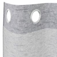 VidaXL Voile gordijn 2 pcs donkergrijs 140 x 140 cm polyester - thumbnail