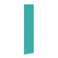 VidaXL Plissé rolgordijn 50x200 cm stofbreedte 49,4 cm petrol groen - thumbnail