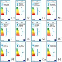 VidaXL Plafondventilator met lamp 76 cm lichtbruin - thumbnail