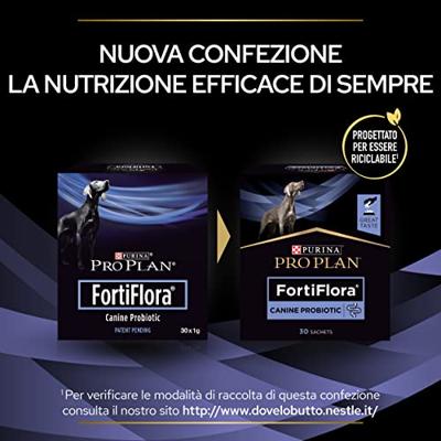 PURINA Pro Plan FortiFlora - supplement voor hond - 30 x 1g PURINA Pro Plan FortiFlora - supplement voor hond - 30 x 1g