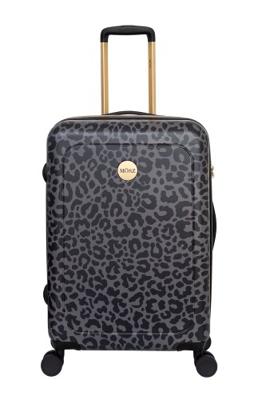 Panterprint Middenmaat koffer zwart - 66 cm - MŌSZ Lauren