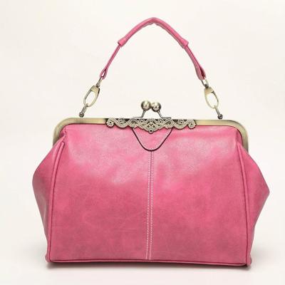 Vrouwen handtassen messenger bags Retro Schoudertas (Rose rood)