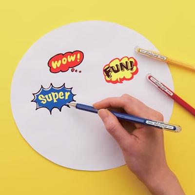 Gelschrijver pentel k110 mattehop m blauw | 12 stuks