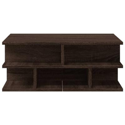 Salontafel 70x70x29 cm bewerkt hout bruin eikenkleur