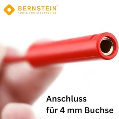 BERNSTEIN Tools for Electronics 2-265-VE 2-265-VE Probe Bus 4 mm CAT I Rood, Zwart 2 stuk(s)