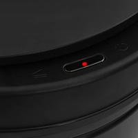 VidaXL Prullenbak met automatische sensor 80 l koolstofstaal zwart - thumbnail