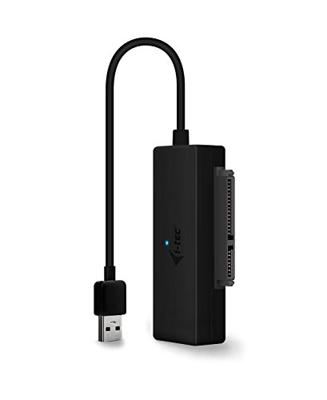 i-tec USB 3.0 kabel adapter SATA met externe voeding 220 V voor de aansluiting van SATA harde schijf BLU-RAY CD-ROM CDRW DVD DVDRW