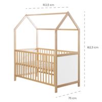 roba Kinderbed 70 x 140 cm (Naturel, 70x140) - thumbnail