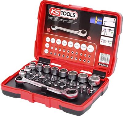 KS TOOLS Ks-tools dopsleutel- en bitset bit-rate 31tlg.