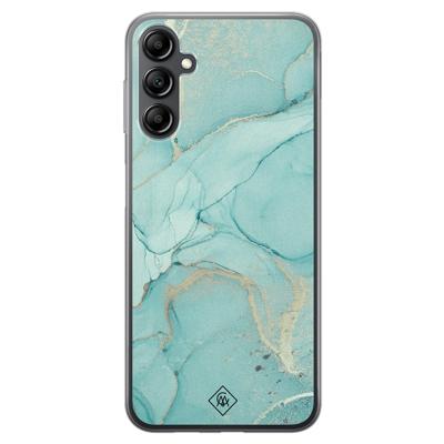 Samsung Galaxy A14 siliconen hoesje - Touch of mint Samsung Galaxy A14 siliconen hoesje - Touch of mint