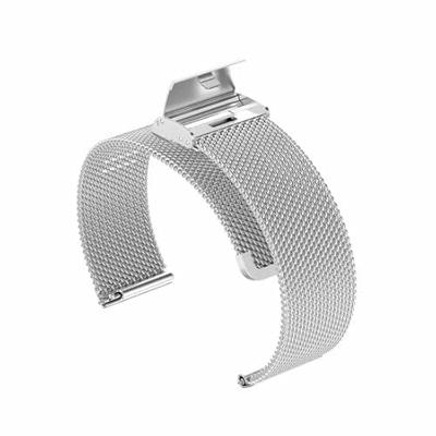 Garmin Venu 2 & 3 - Milanese bandje met klemsluiting - Zilver