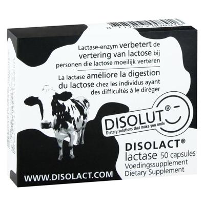 DISOLACT lactase (3000 FCC) één blikje met 50 capsules