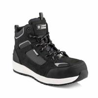 BuckBootz Werkschoen Largobay Sneaker Mid BAZ S1P ESD Zwart | Zwart | Maat 47 - 00.176.063.47 - thumbnail