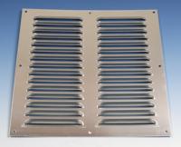 Aluminium Schoepenrooster Opbouw 300 X 300mm - Alu (1-3030a) - thumbnail